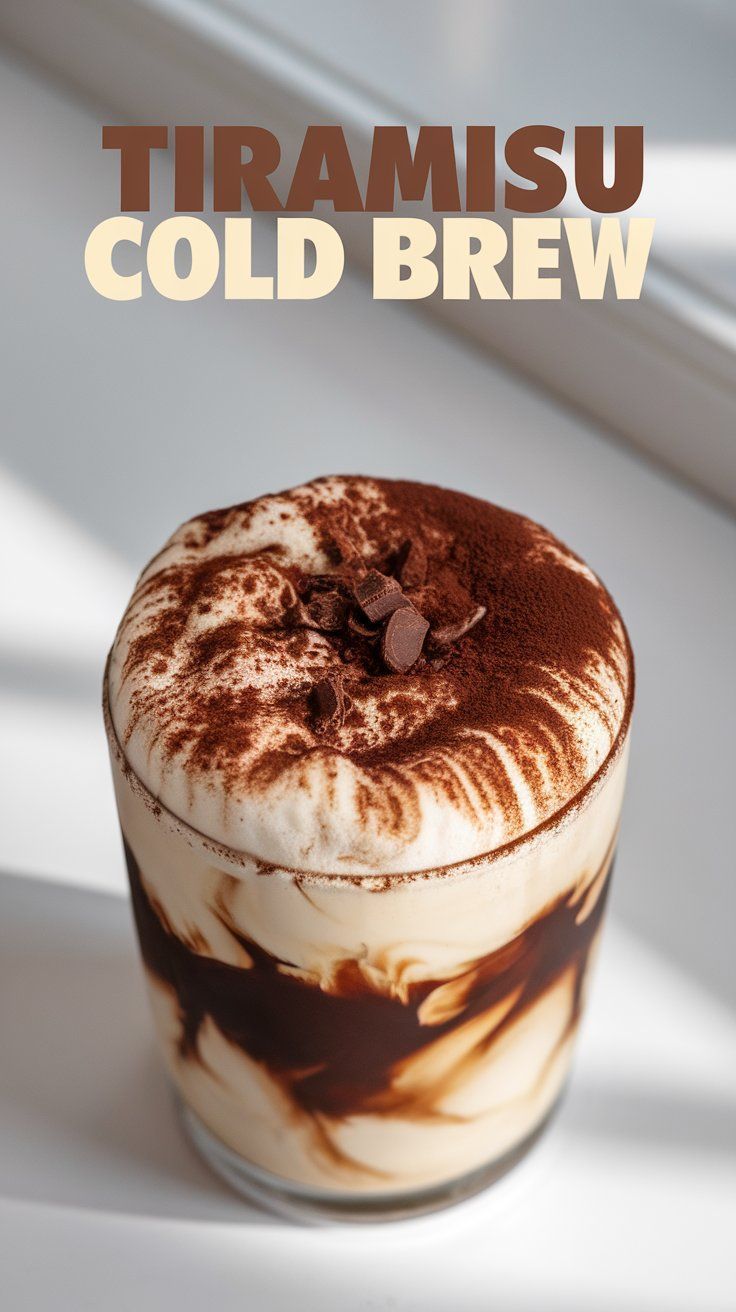 Creamy Tiramisu Cold Brew Coffee